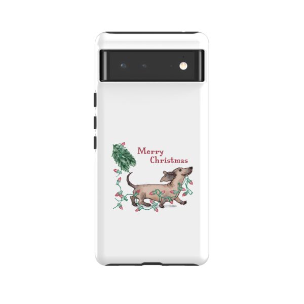 Google Tough Case -  Christmas Dachshund By Liane Payne