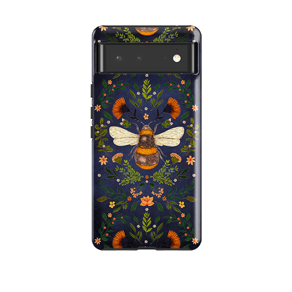 Google Tough Case -  Botanical Bee Blue By Jade Mosinski