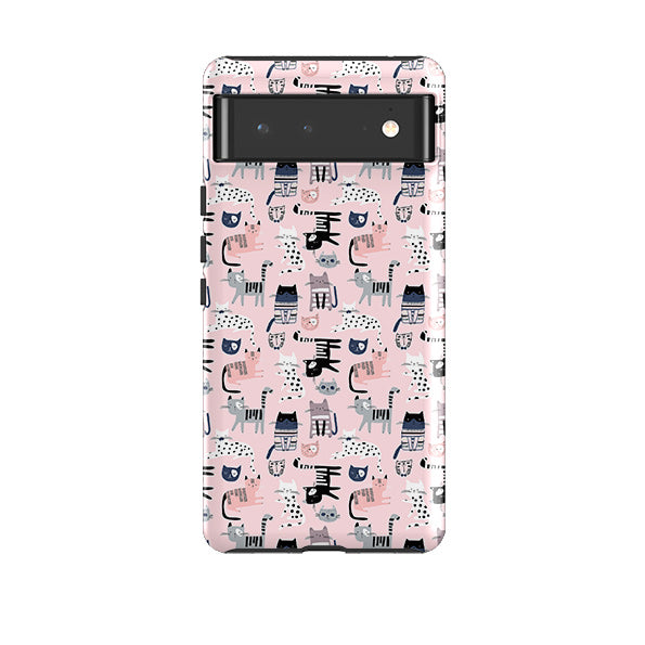 Google Tough Case -  Cat-titude Pattern
