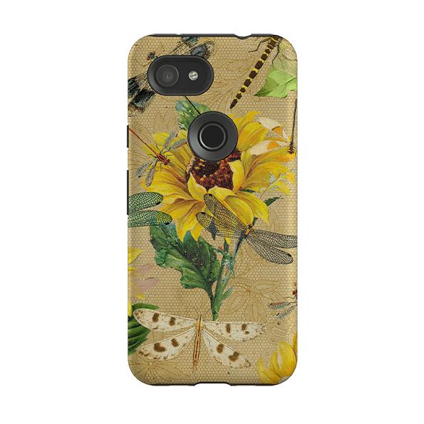 Google Tough Case -  Dragonflies And Sunflowers
