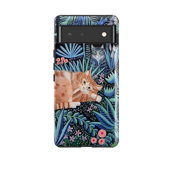 Google Tough Case -  Night Cats By Mary Stubberfield